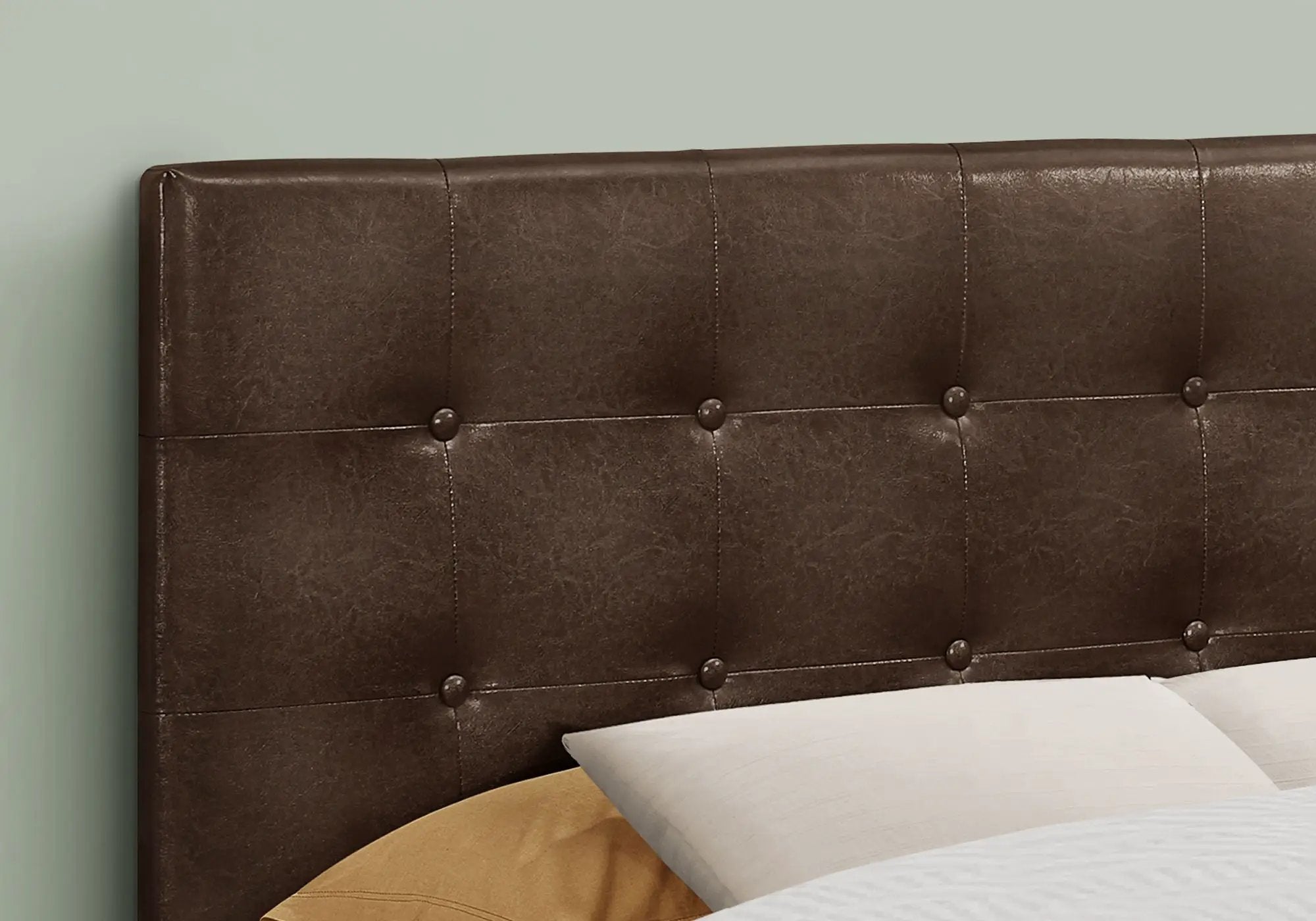 Full Size, Bed Headboard Only, Upholstered, Transitional - Brown by Unique Piece Furniture