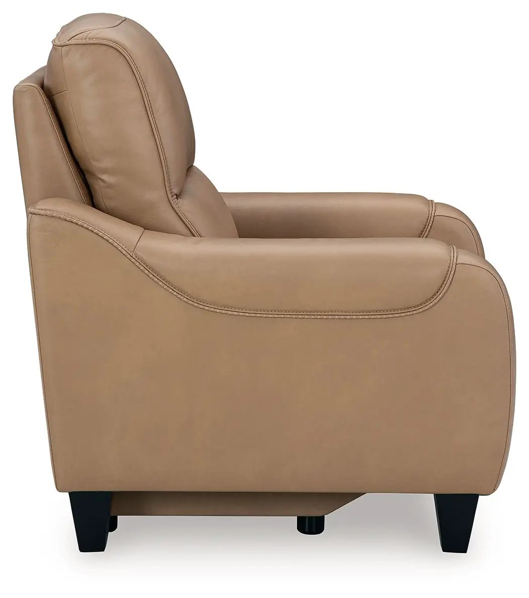 Mosswell - Power Recliner With Adj Headrest - Toffee by Unique Piece Furniture