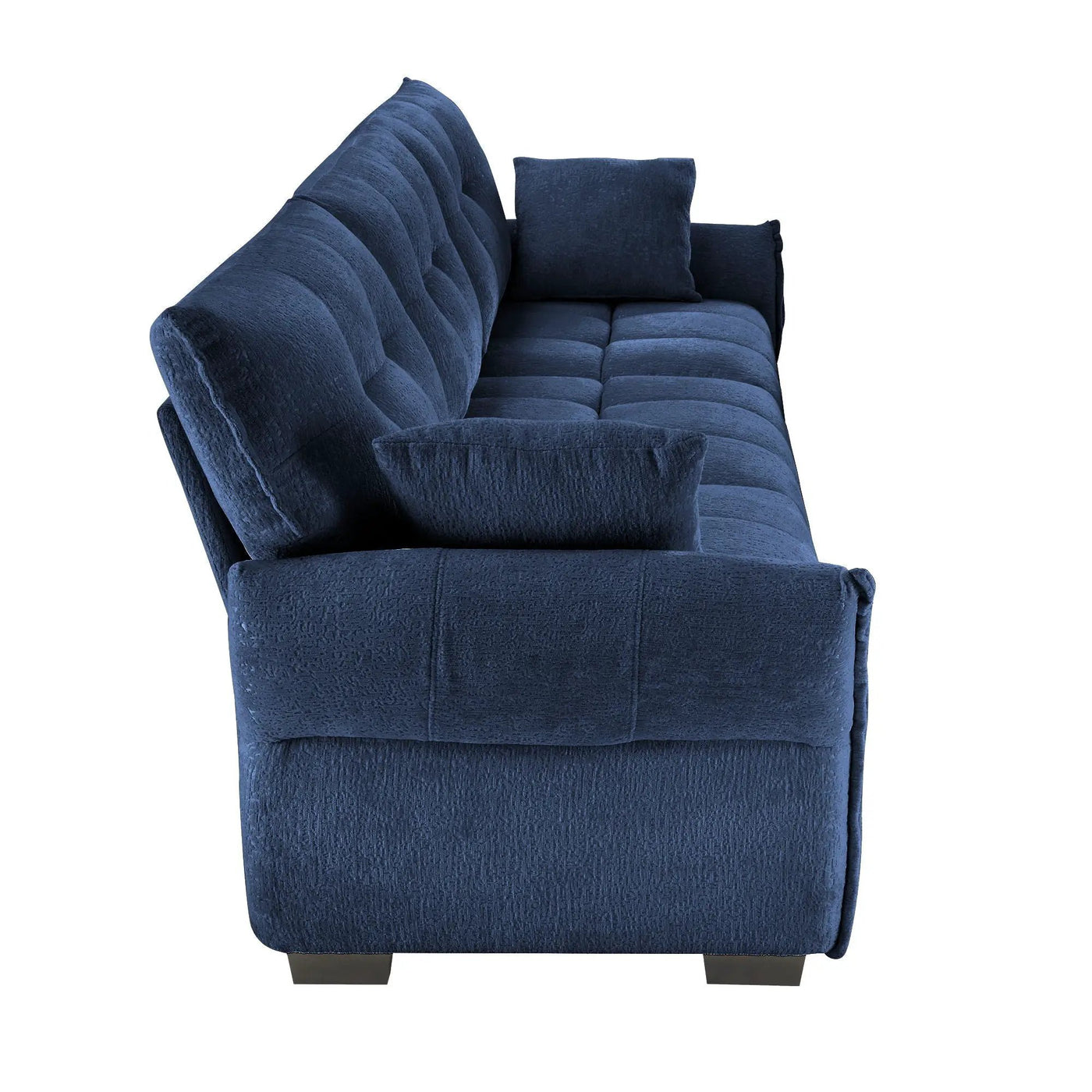 Modern Sofa & Pillows, Textured Cover, High Rebound Cushions by Unique Piece Furniture