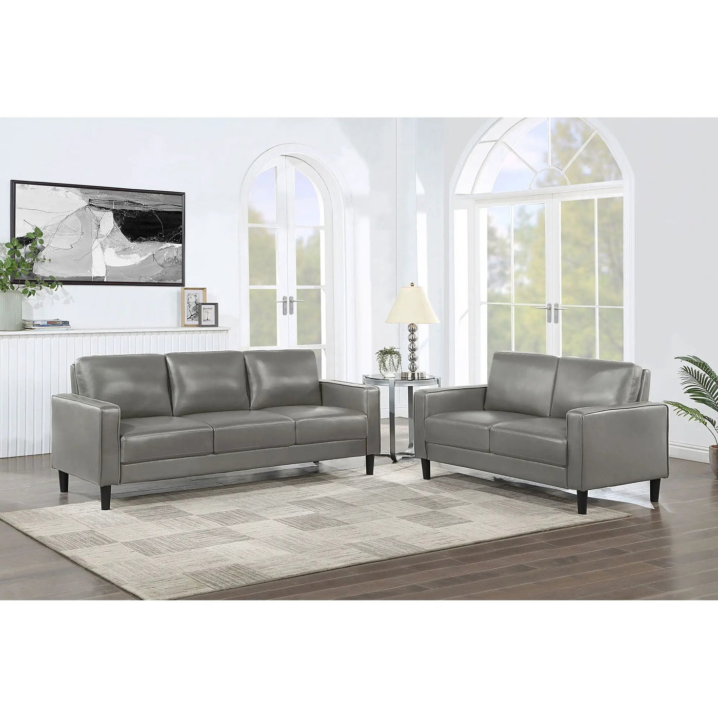 Farallone - Track Arm Sofa Set by HouseOfZazla