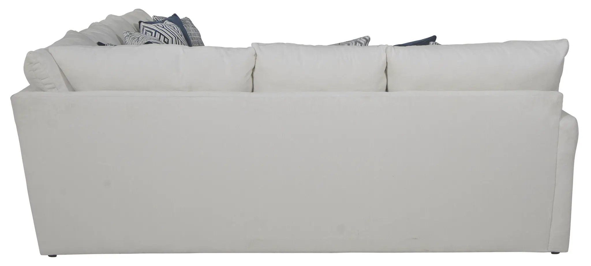 Polaris - Sectional With Comfort Coil Seating And Accent Pillows Included by Unique Piece Furniture