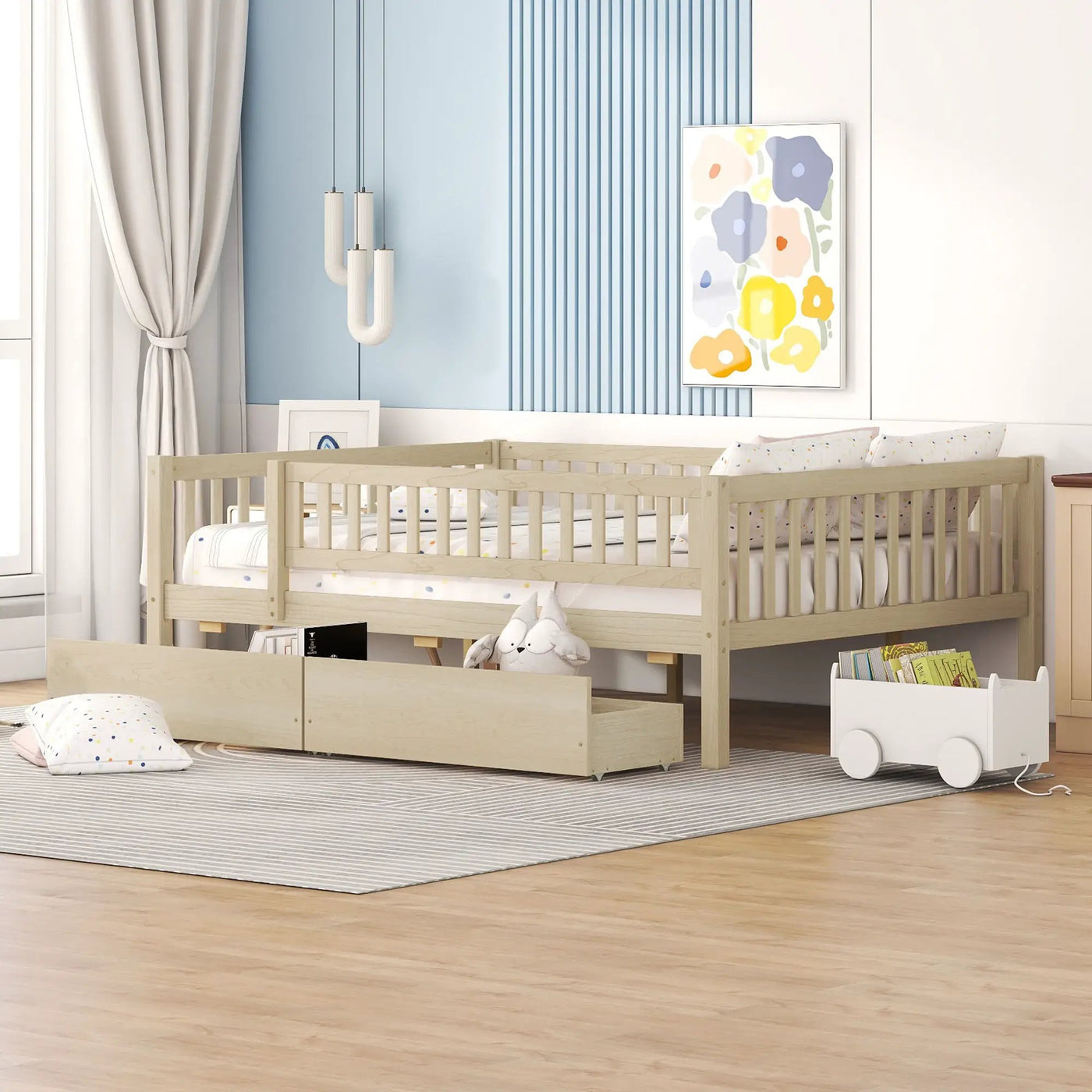 Multi Functional Wooden Daybed Bed by HouseOfZazla