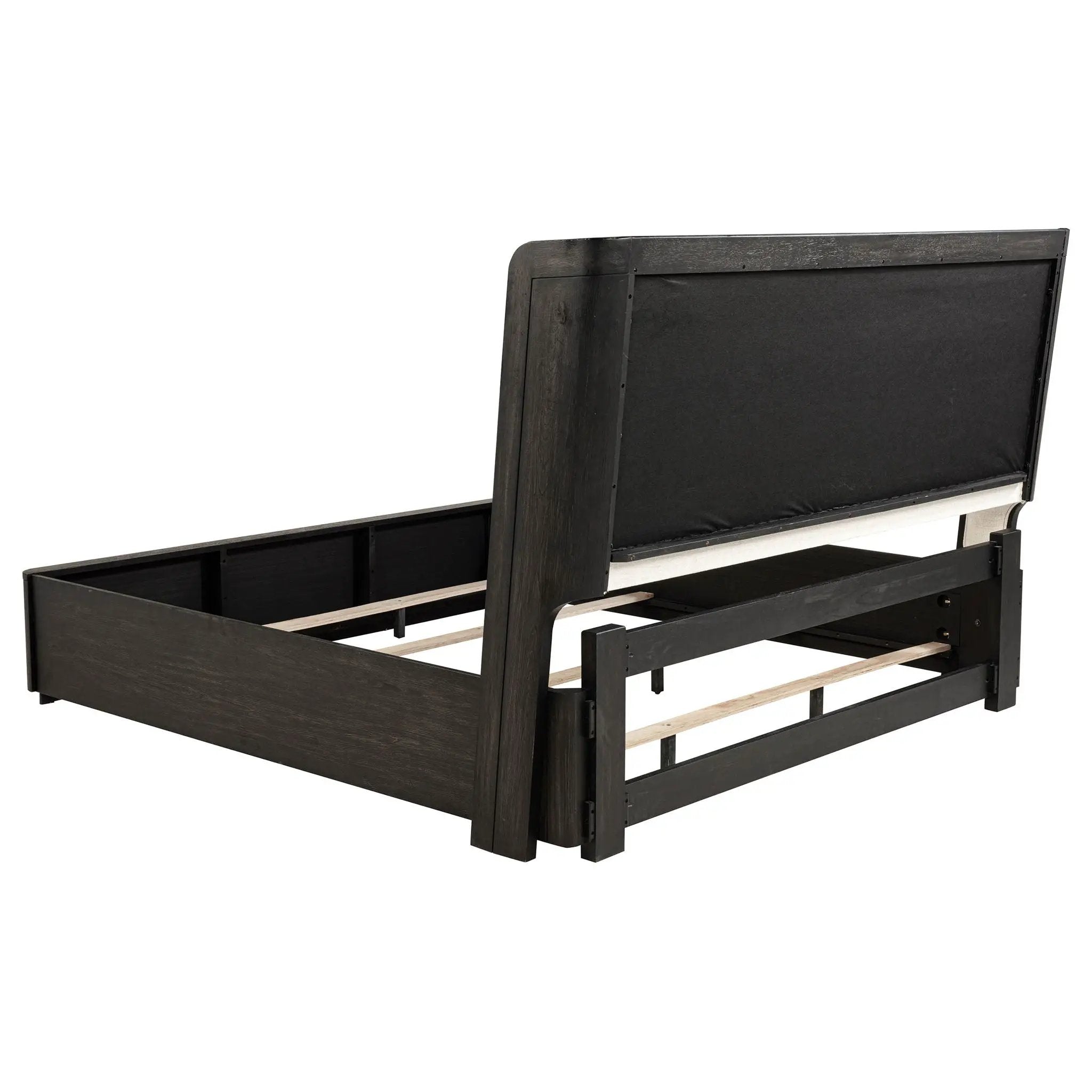 Leandro 4-piece California King Bedroom Set Burnished Black by Unique Piece Furniture