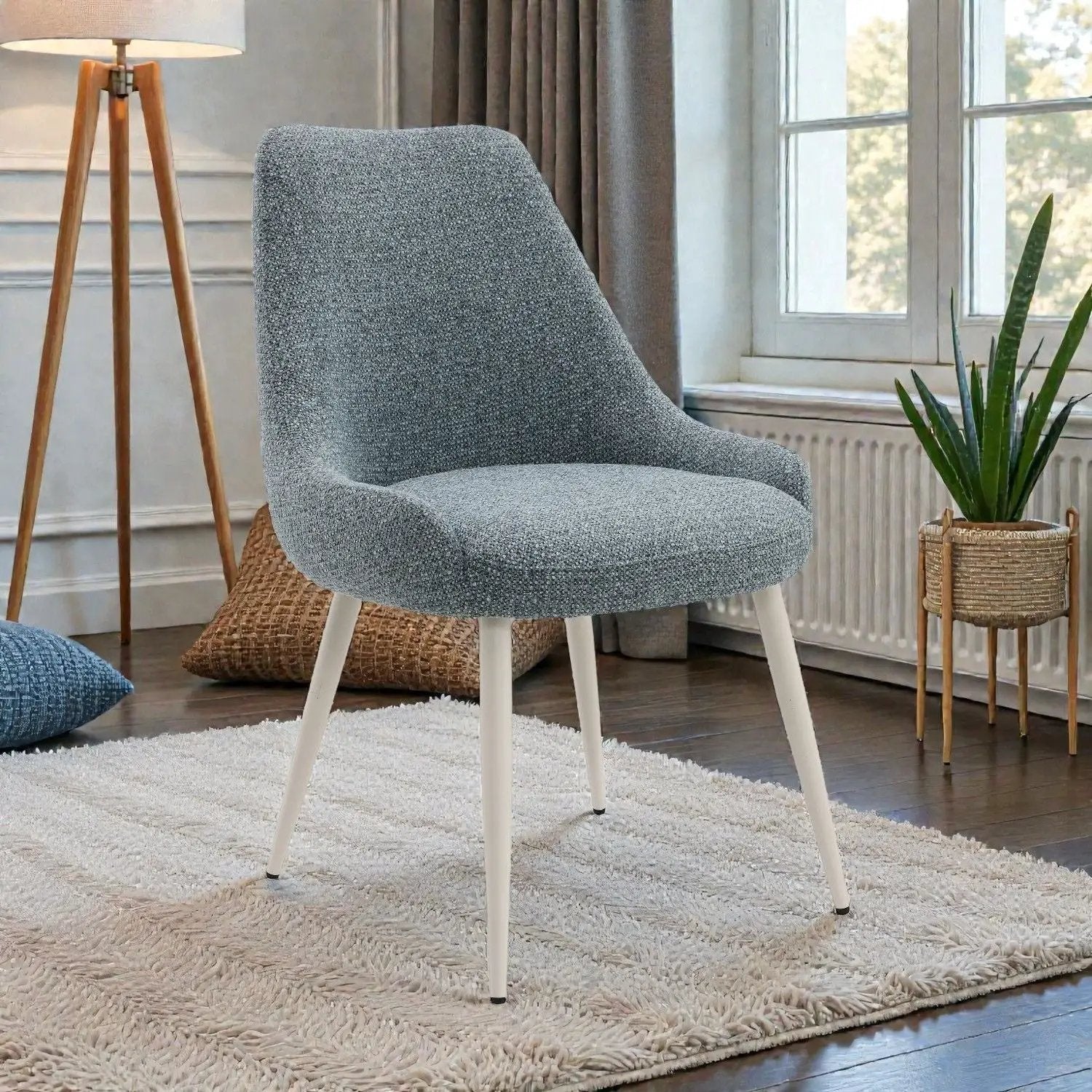 Table Side Chair - Light Blue by HouseOfZazla