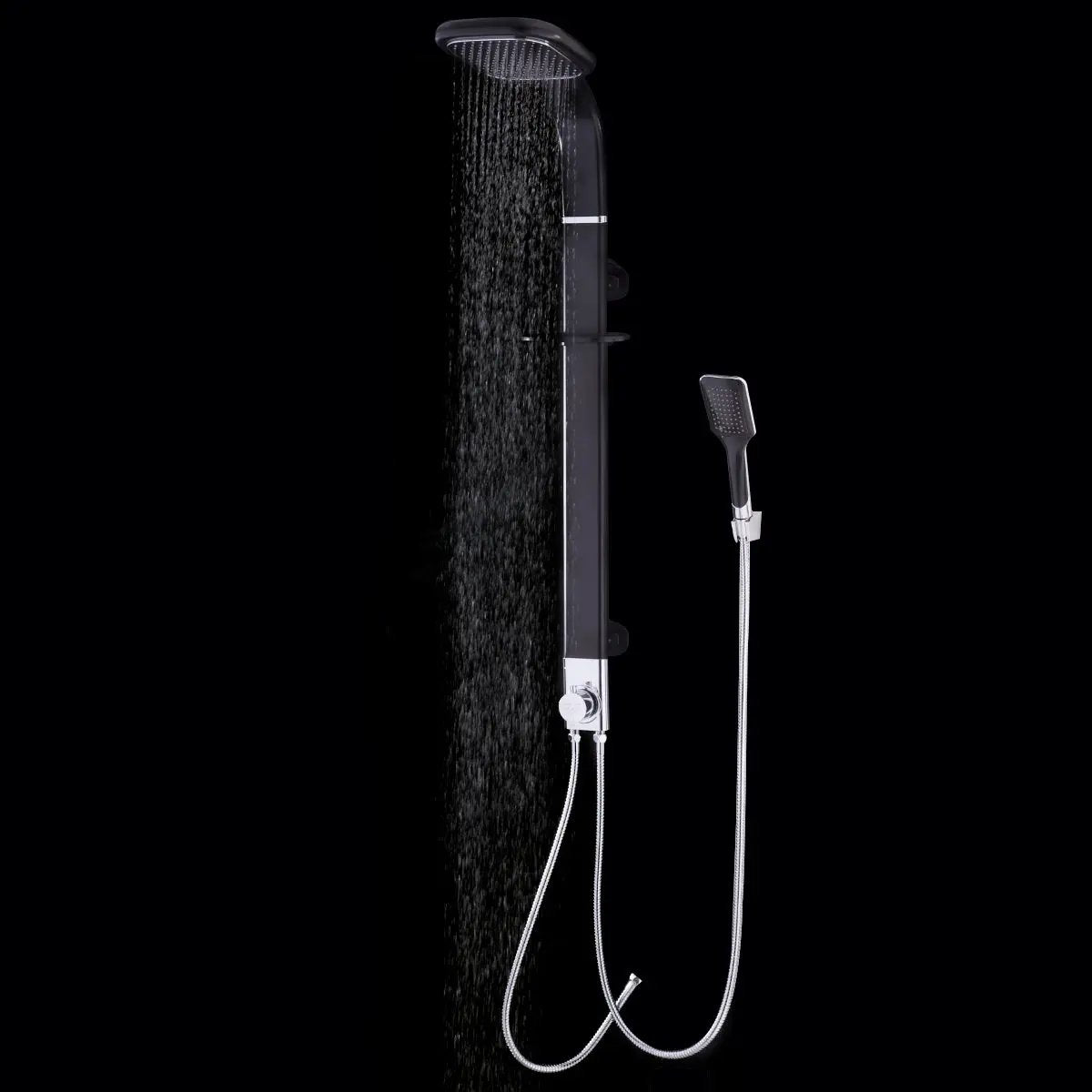 43 Inch Aluminium Alloy Shower Panel with Shower Head by DirectDeals