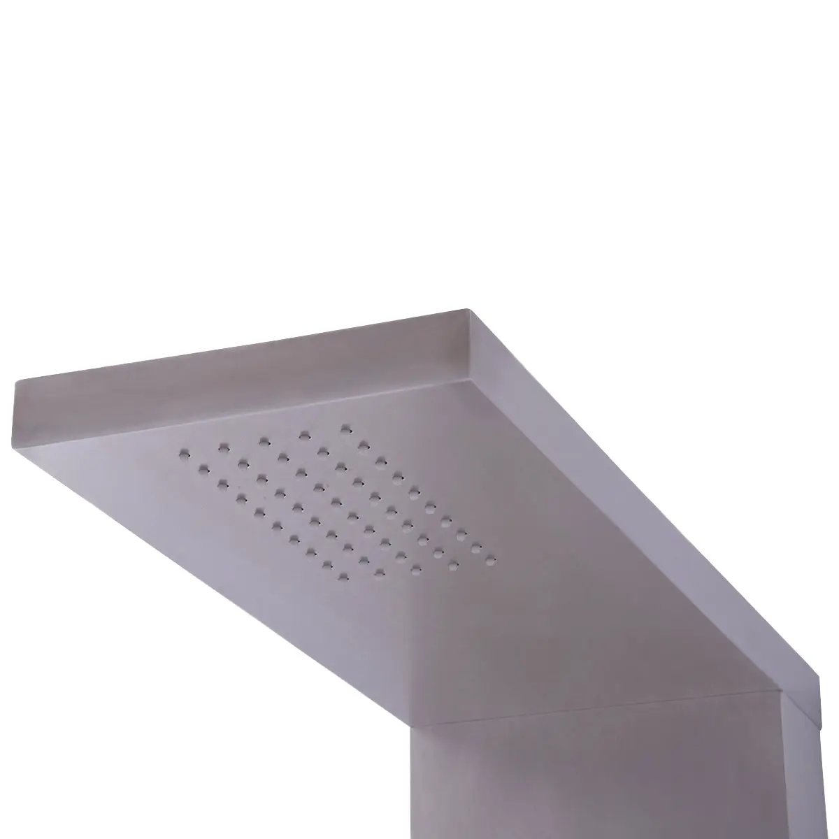 55 Inch Brushed Stainless Steel Shower Panel Rainfall Waterfall by DirectDeals