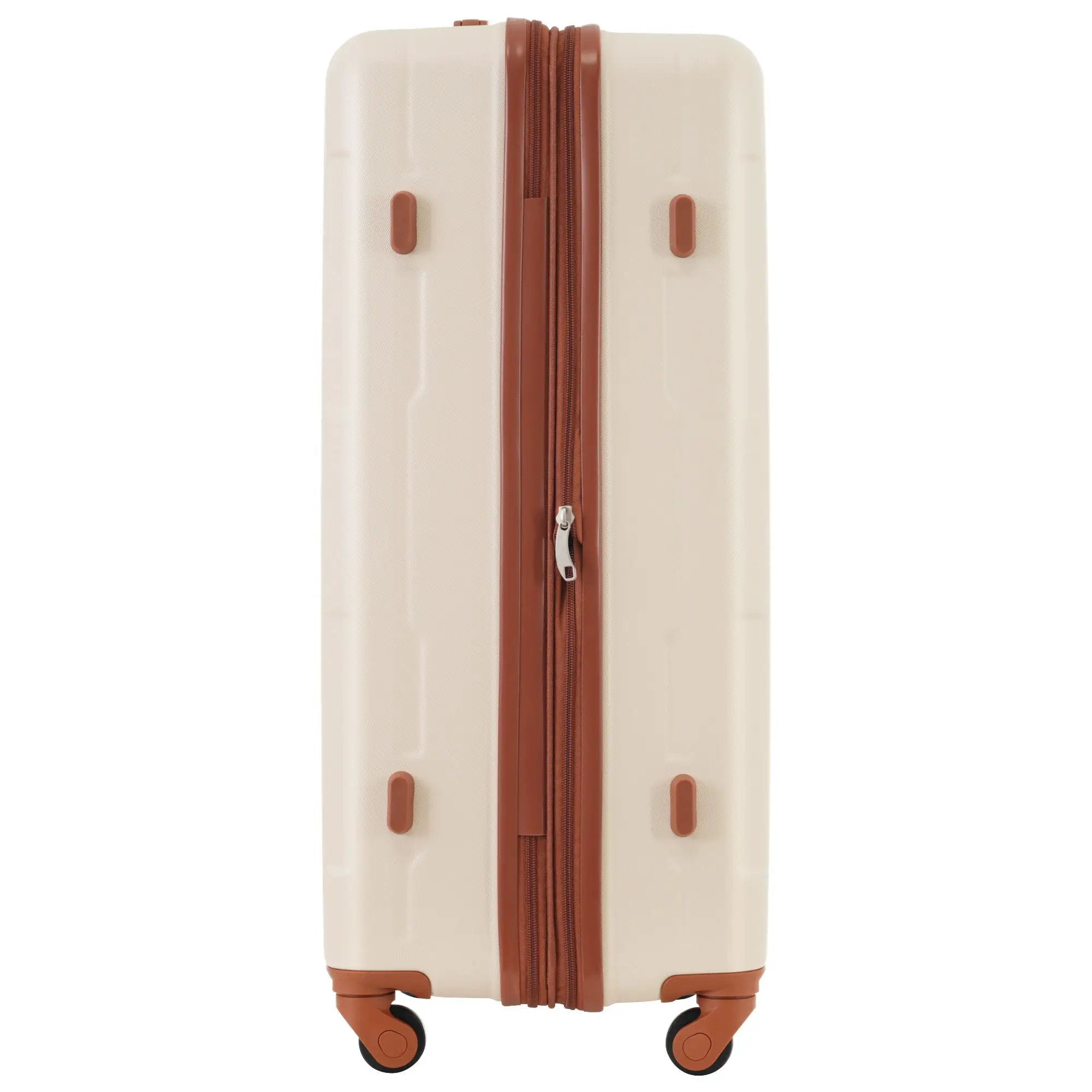 2 Piece Luggage Set With Bags Expanable Spinner Wheels ABS Lightweight Suitcase With Tsa Lock 20" / 24" by HouseOfZazla