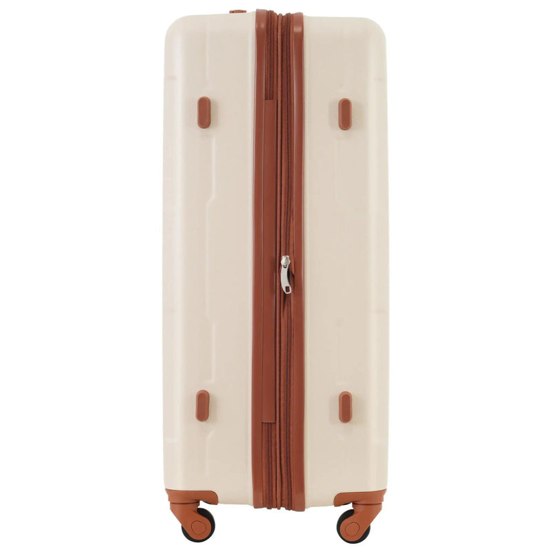 2 Piece Luggage Set With Bags Expanable Spinner Wheels ABS Lightweight Suitcase With Tsa Lock 20" / 24" by HouseOfZazla