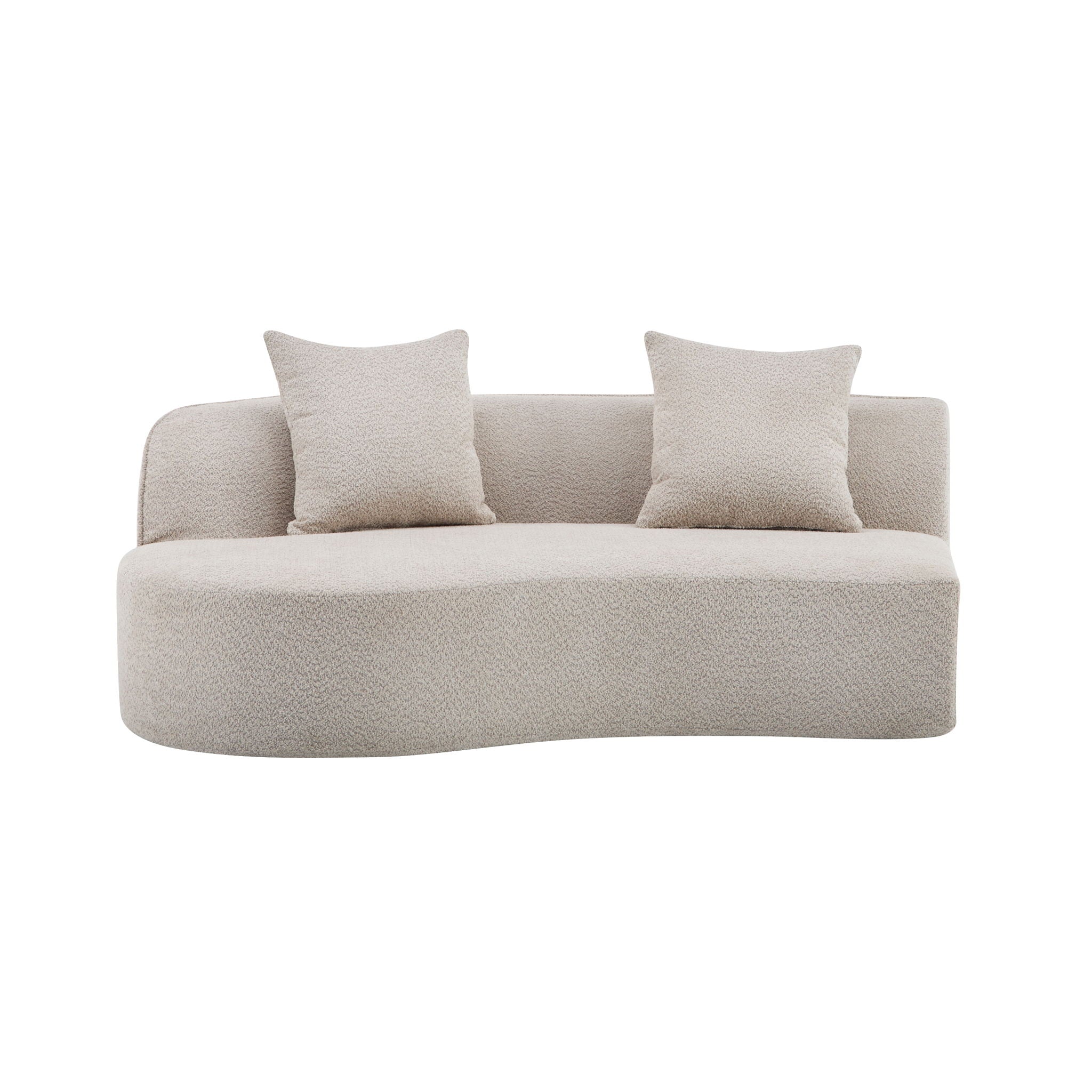 Elegant Curved Sectional Sofa With Full Foam Comfort by HouseOfZazla