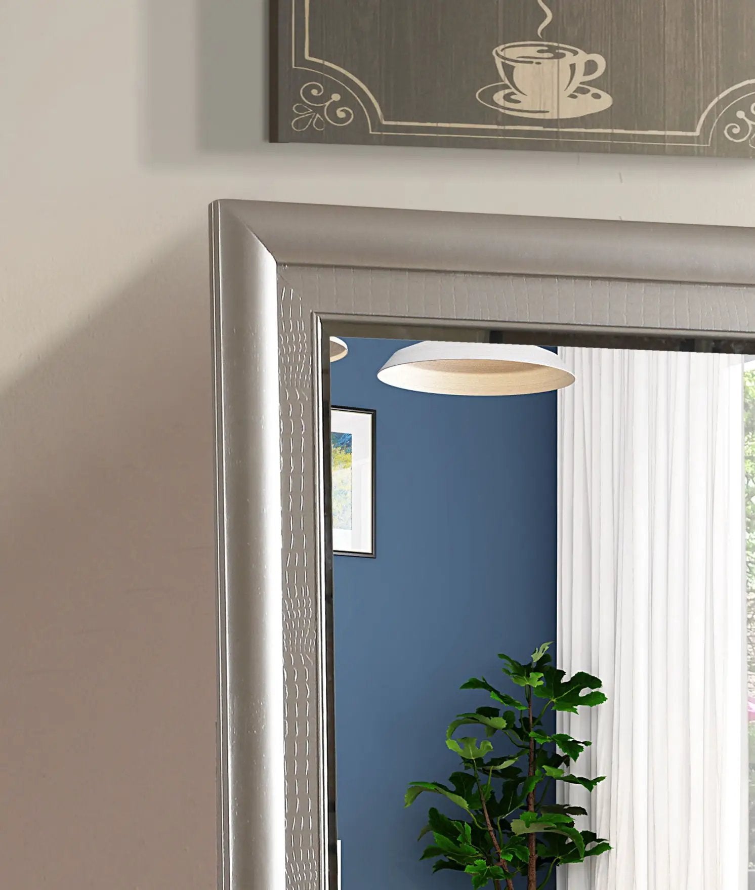 Kat - Mirror - Silver Champagne by Unique Piece Furniture