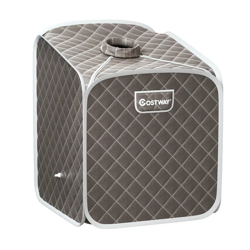 2L Portable Folding Steam Sauna Spa-Gray by DirectDeals