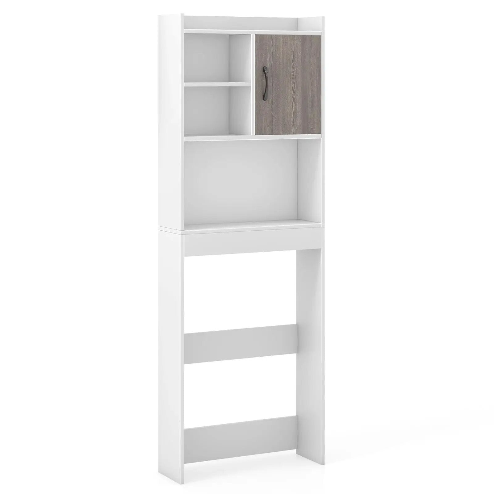 4-Tier Space-saving Toilet Sorage Cabinet with Open Shelves by DirectDeals