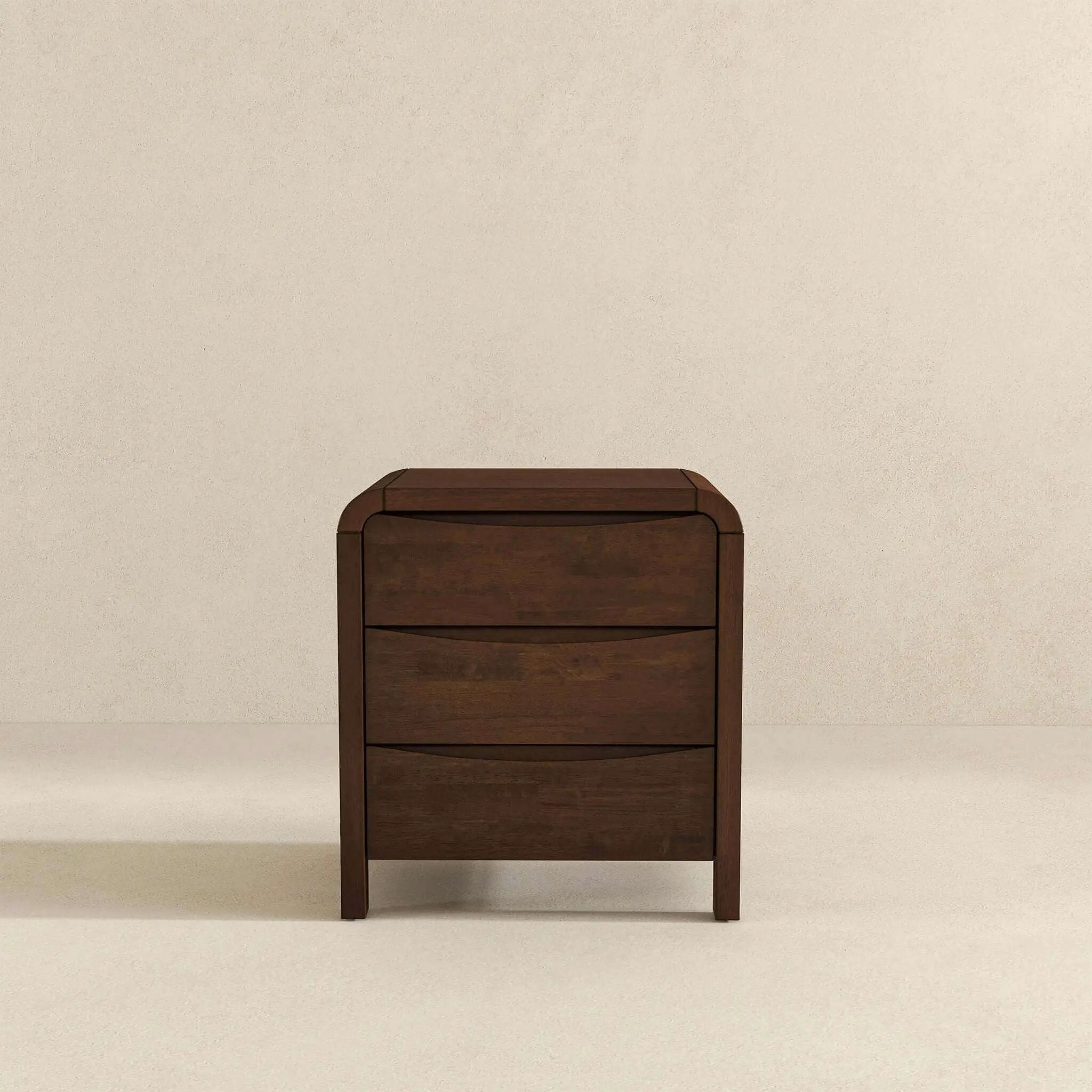 Lionel - Nightstand 3 Drawer Bed Side Table - Brown by Unique Piece Furniture
