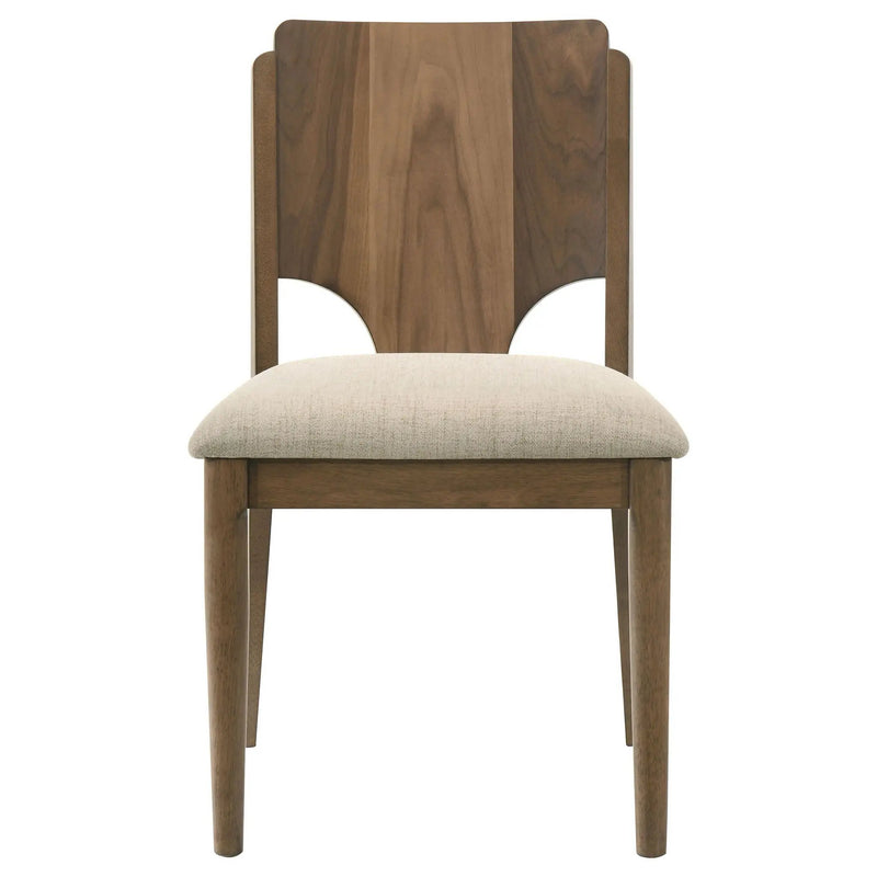 Crestmore 5-piece 46-inch Round Wood Dining Table Set Walnut by Unique Piece Furniture