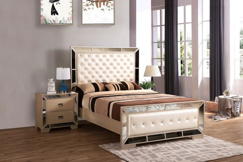 Stylish Contemporary Bed With Minimalist Design by Unique Piece Furniture