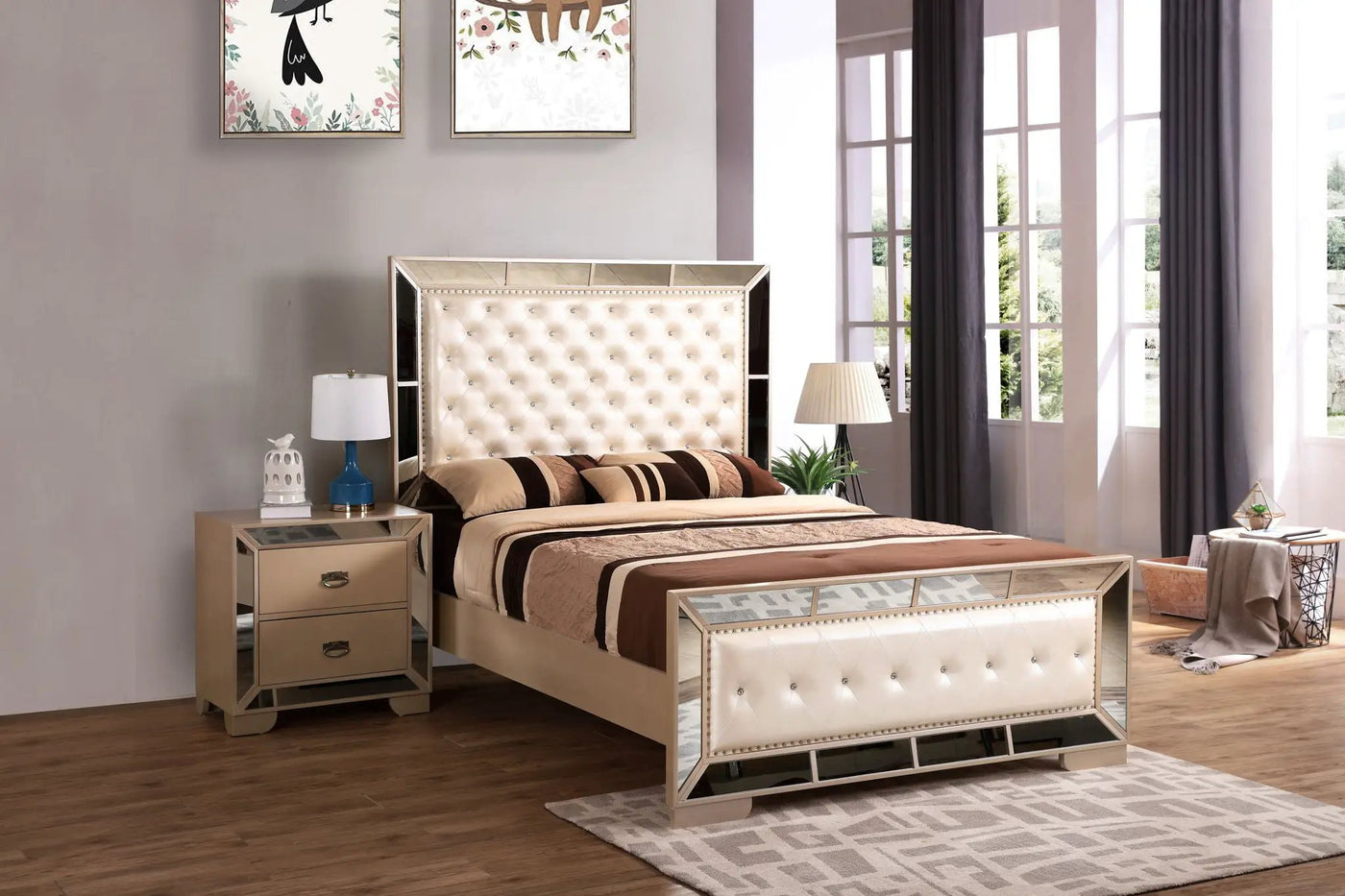 Stylish Contemporary Bed With Minimalist Design by HouseOfZazla