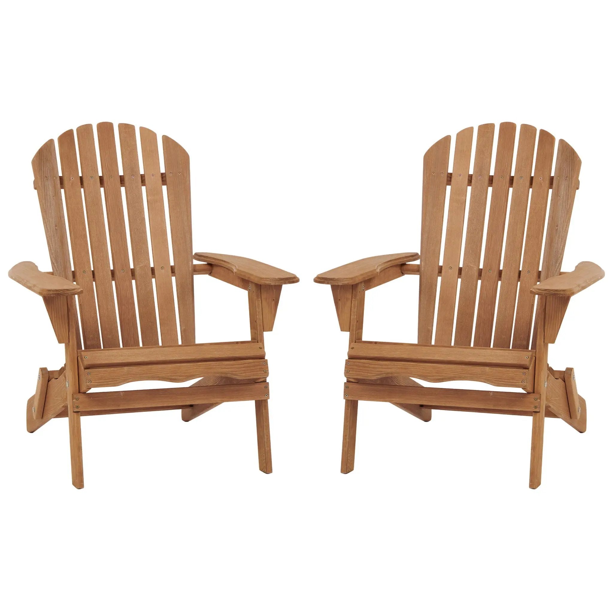 Oversize Outdoor Folding Adirondack Chair, Patio Chair For Garden by HouseOfZazla
