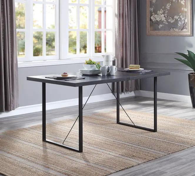 Nakula - Dining Table - Gray Oak & Black by Unique Piece Furniture