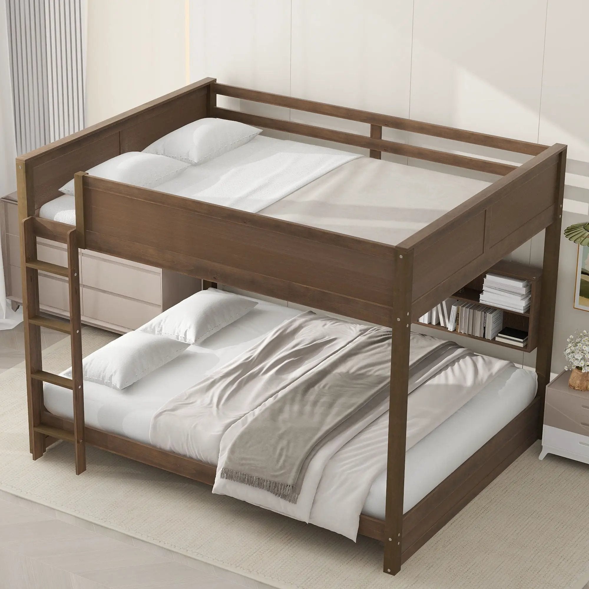 Bunk Bed With Storage Cabinets And USB Ports by Unique Piece Furniture