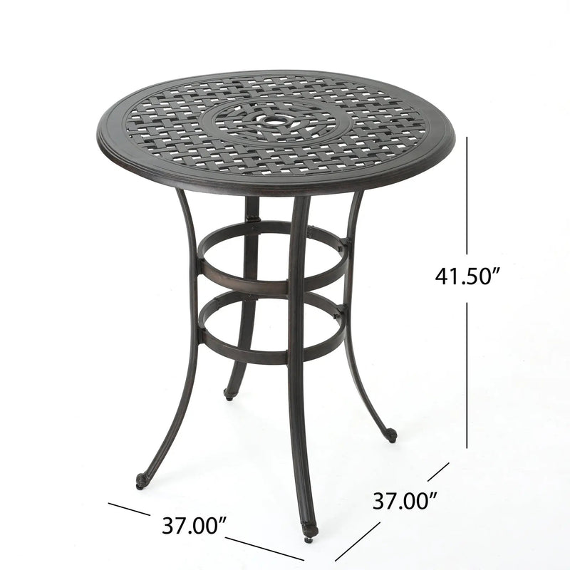 Cast Aluminium Bar Table by HouseOfZazla