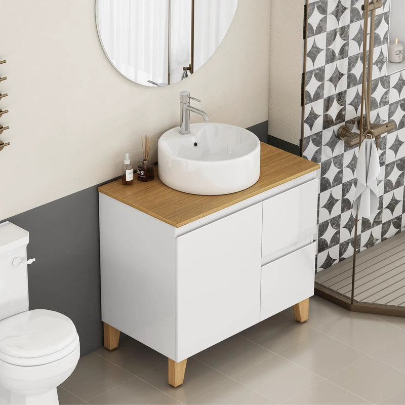 31.5-Inch Modern Bathroom Vanity with Sink Combo by HouseOfZazla