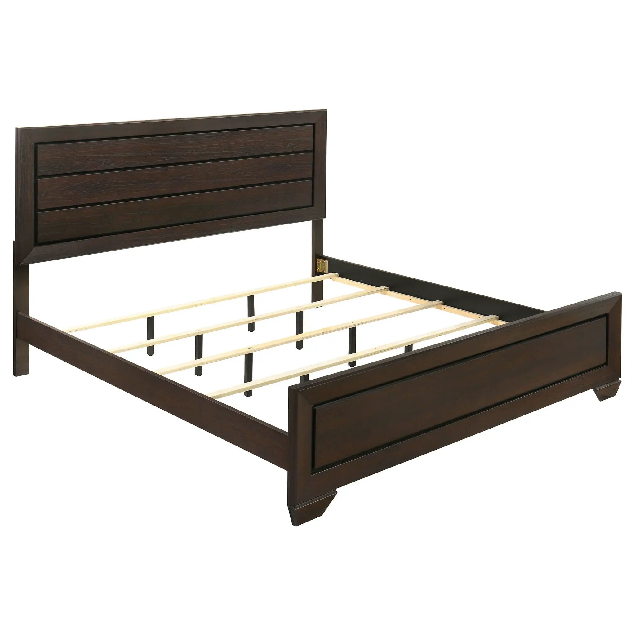 Kauffman 4-piece Eastern King Bedroom Set Dark Cocoa by Unique Piece Furniture