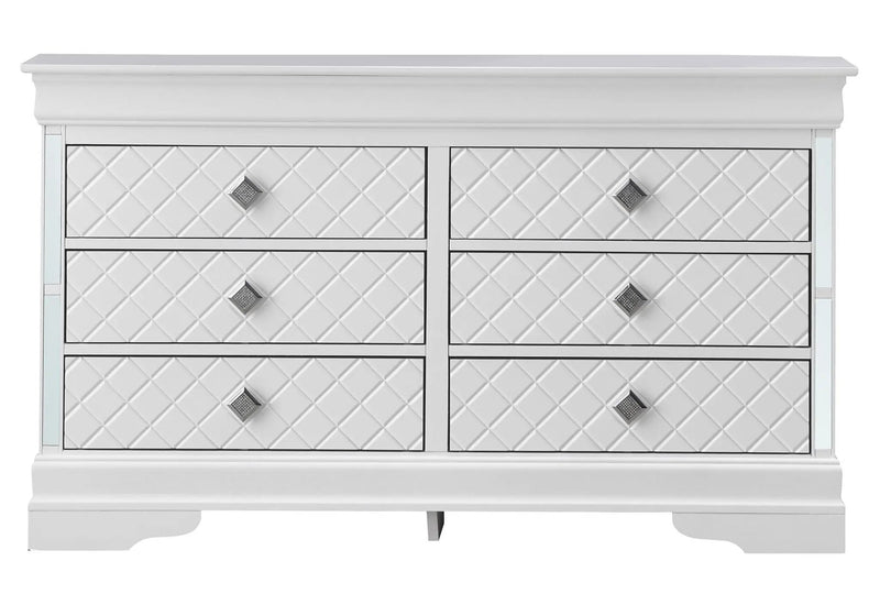 Verona - Dresser - Silver Champagne by Unique Piece Furniture