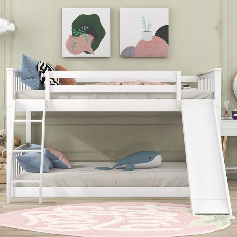 Bunk Bed & Convertible Slide And Ladder by Unique Piece Furniture