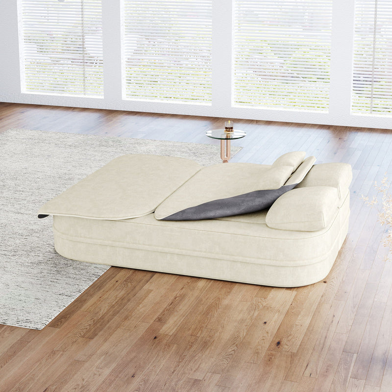 2 In 1 Foldable Sofa Bed With Multi Functional Blanket, Floor Lounge Sofa by HouseOfZazla