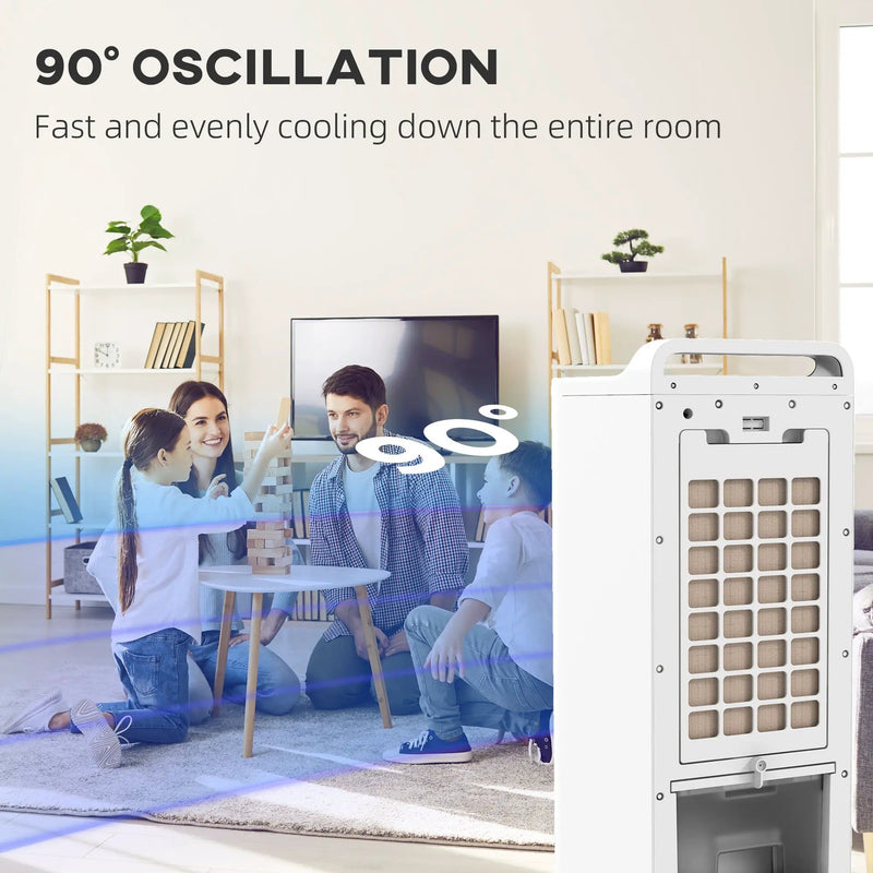 HOMCOM 26" Evaporative Air Cooler with Ice Packs by HouseOfZazla