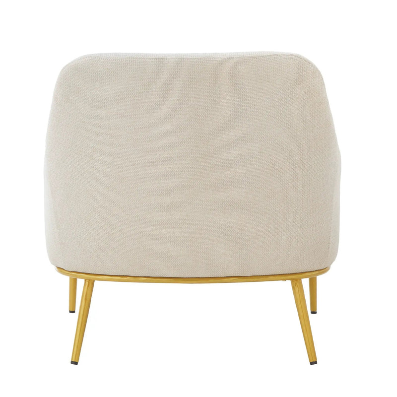 Modern Elegance Accent Chair With Curved Backrest by HouseOfZazla