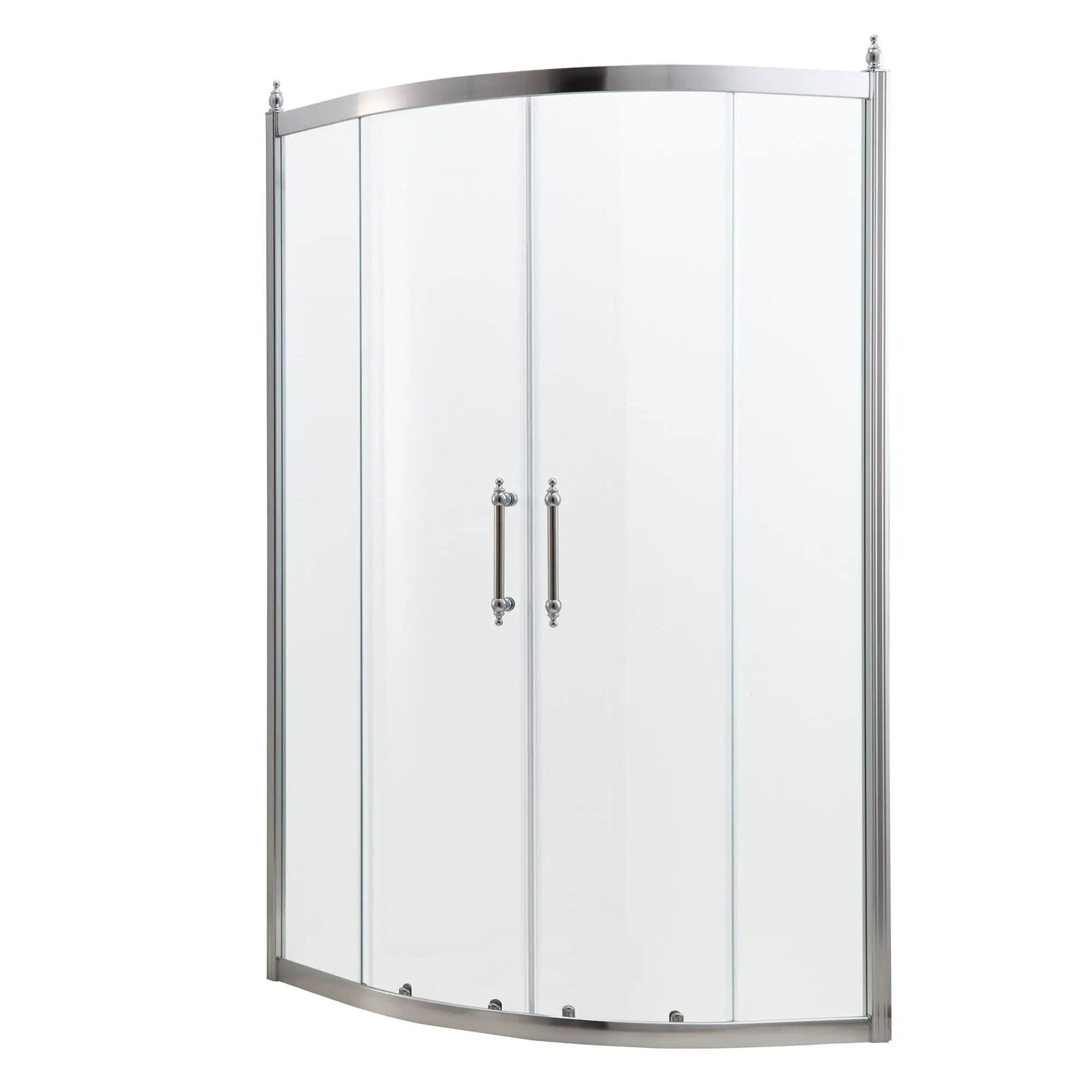 Framed Tub Shower Enclosure with Clear Tempered Glass by HouseOfZazla