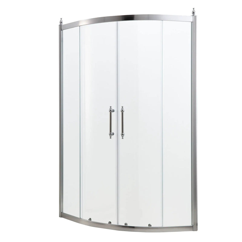 Framed Tub Shower Enclosure with Clear Tempered Glass by HouseOfZazla