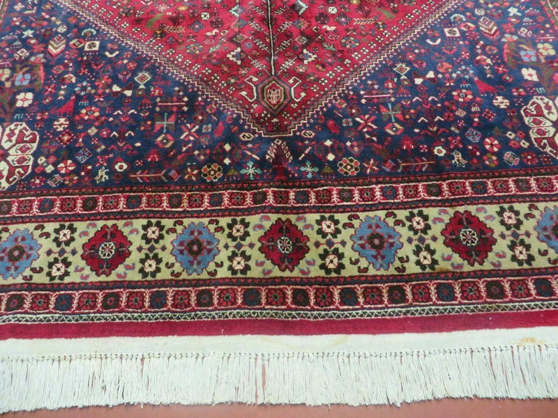 Persian Tribal Rug 7x10, Shiraz Carpet, Abadeh Rug by Jewel Rugs