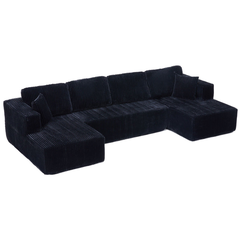 U-Shape Modular Sectional Sofa For Living Room by HouseOfZazla