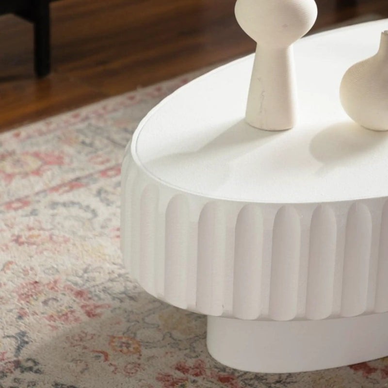 Fluted Storage Table with Lift-Off Lid by HouseOfZazla
