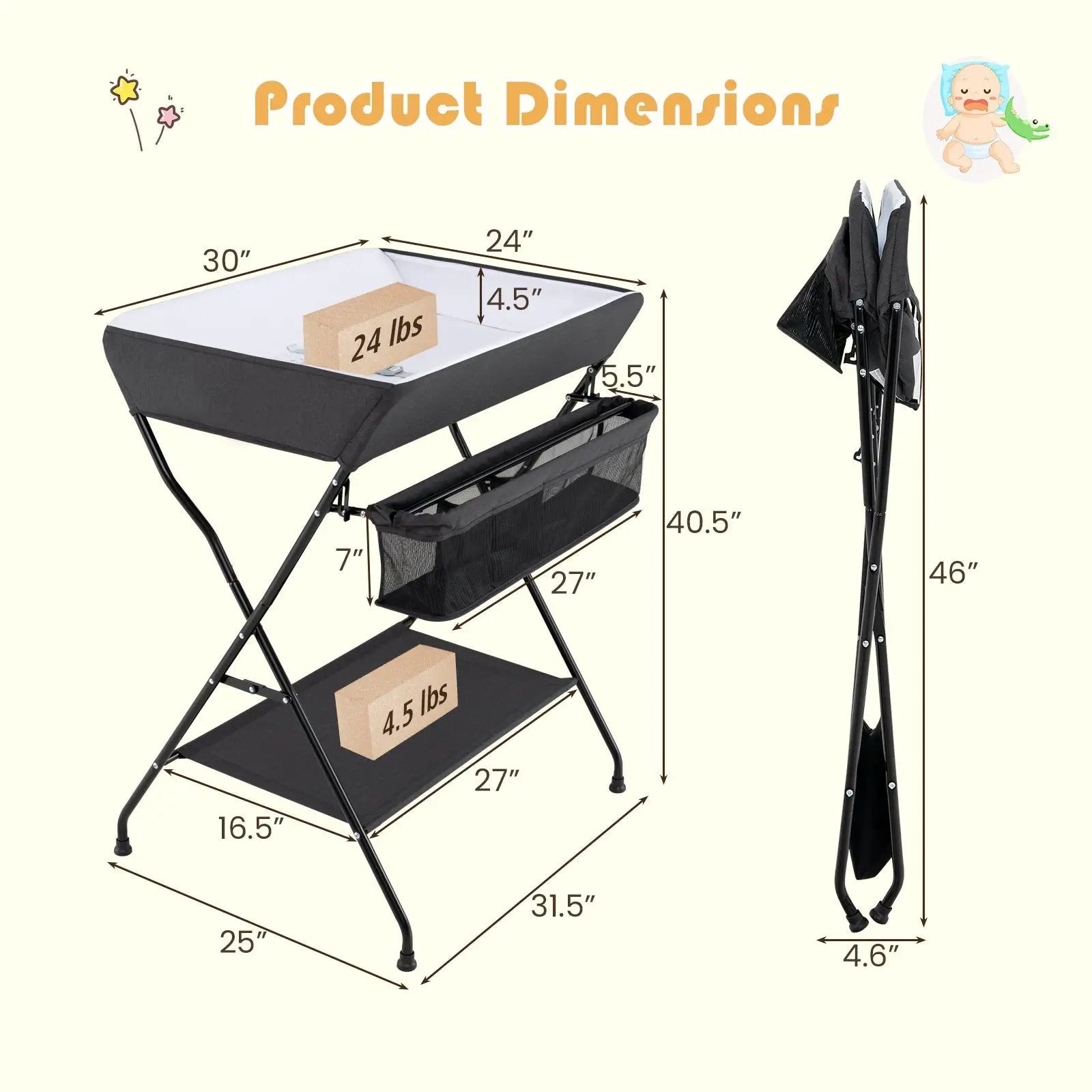 Baby Storage Fold by DirectDeals