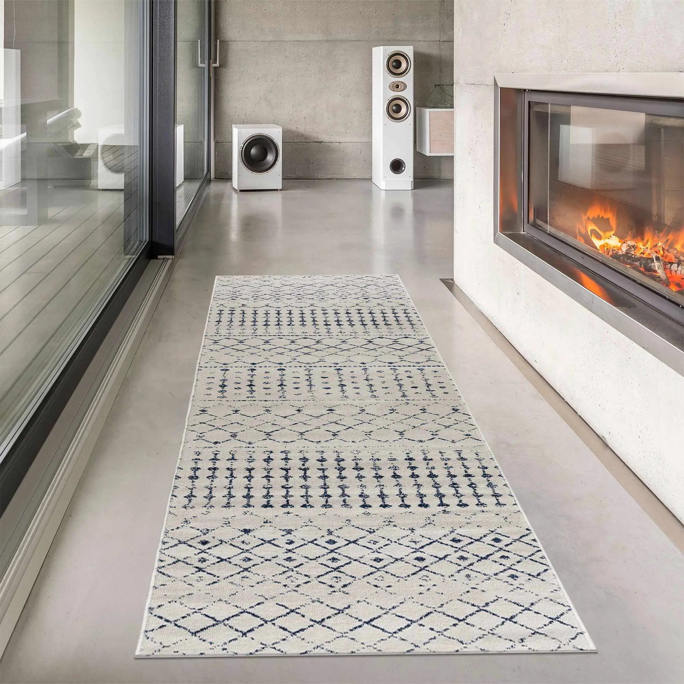 Tigrican Blue 2332 Area Rug - Clearance by Boutique Rugs