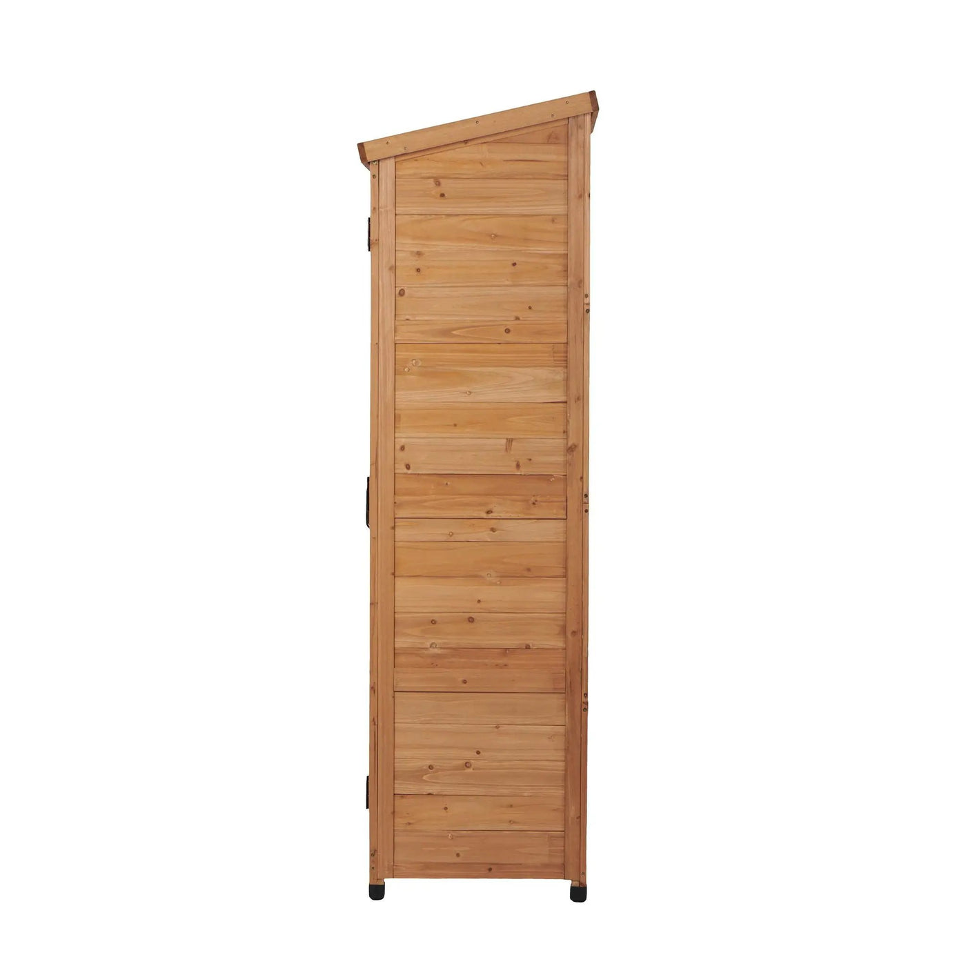 Outdoor Storage Shed With Vertical Tool Cabinet For Backyard by HouseOfZazla
