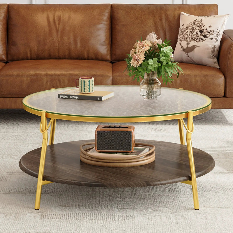 Modern Round Coffee Table by HouseOfZazla