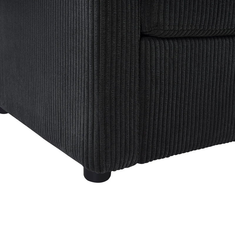 Sleeper Sofa With Foldable Mattress, USB Ports, Side Table & Storage Pocket by HouseOfZazla