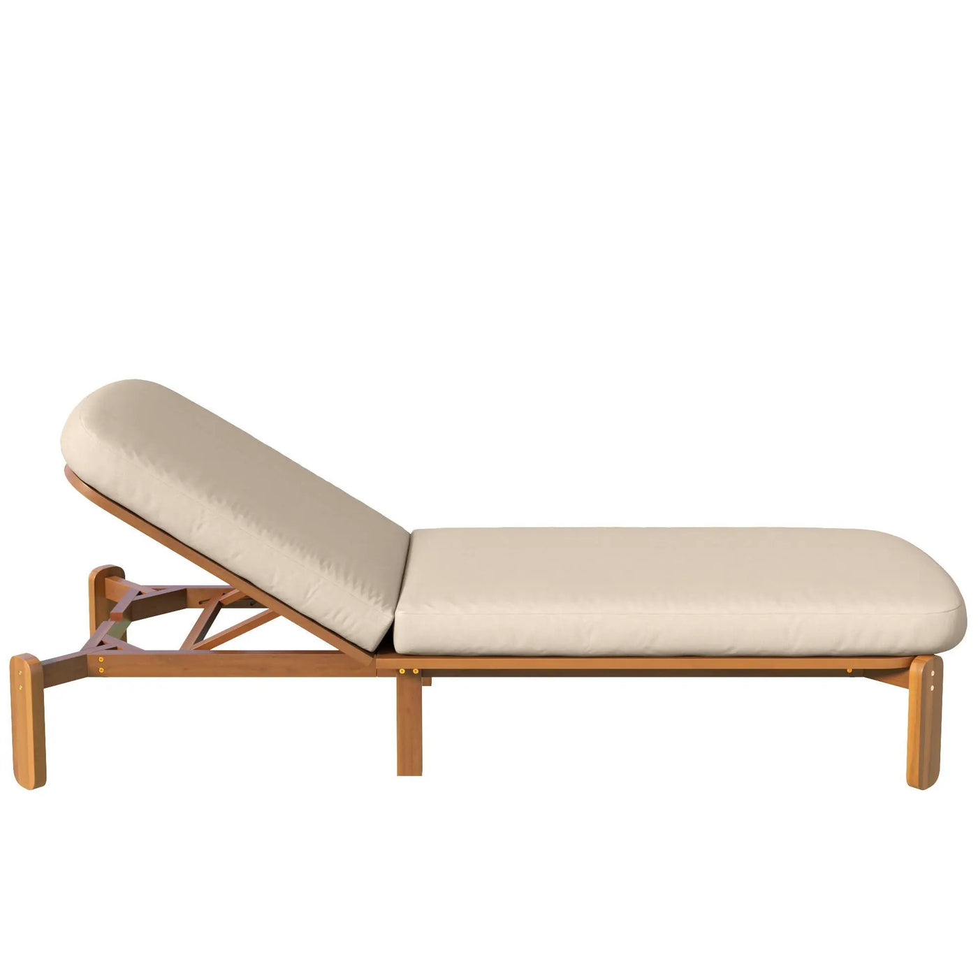 Outdoor Chaise Lounge With Adjustable Backrest by HouseOfZazla