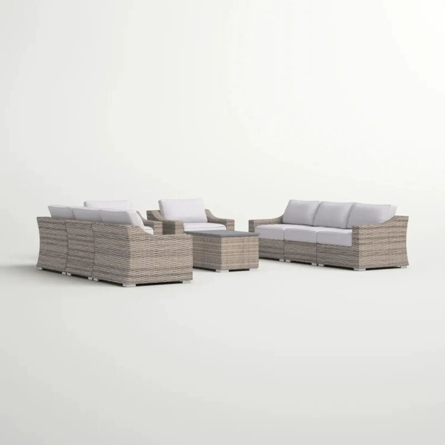Stylish Sofa Seating Group With Cushions Perfect For Outdoor Gatherings by Unique Piece Furniture