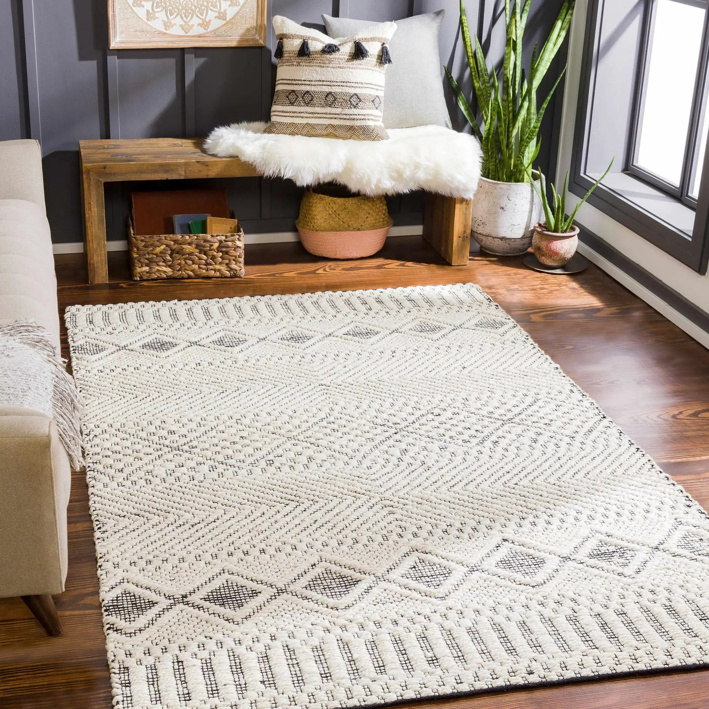 Bachauan Jute Carpet - Clearance by Boutique Rugs