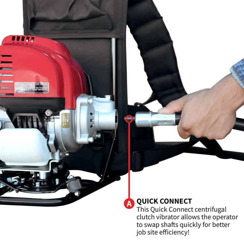 16 ft Concrete Vibrator Flexible Shaft Hose and Head by Tomahawk Power