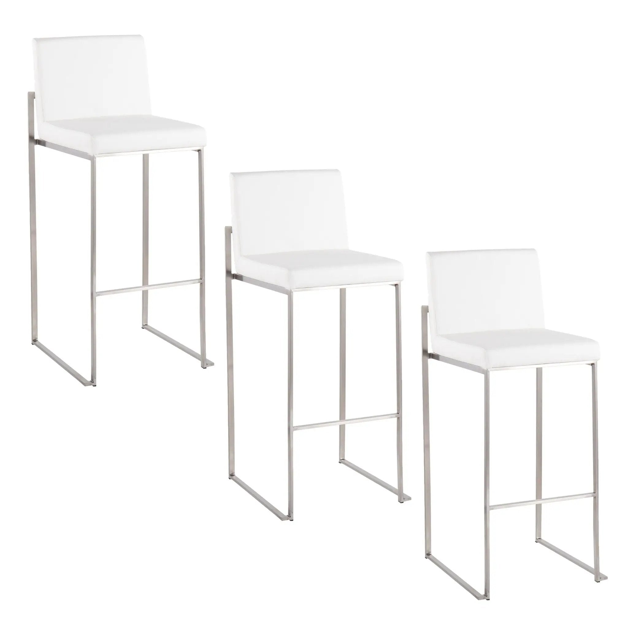 Fuji - Contemporary And Modern Elegance High Back Barstool by Unique Piece Furniture