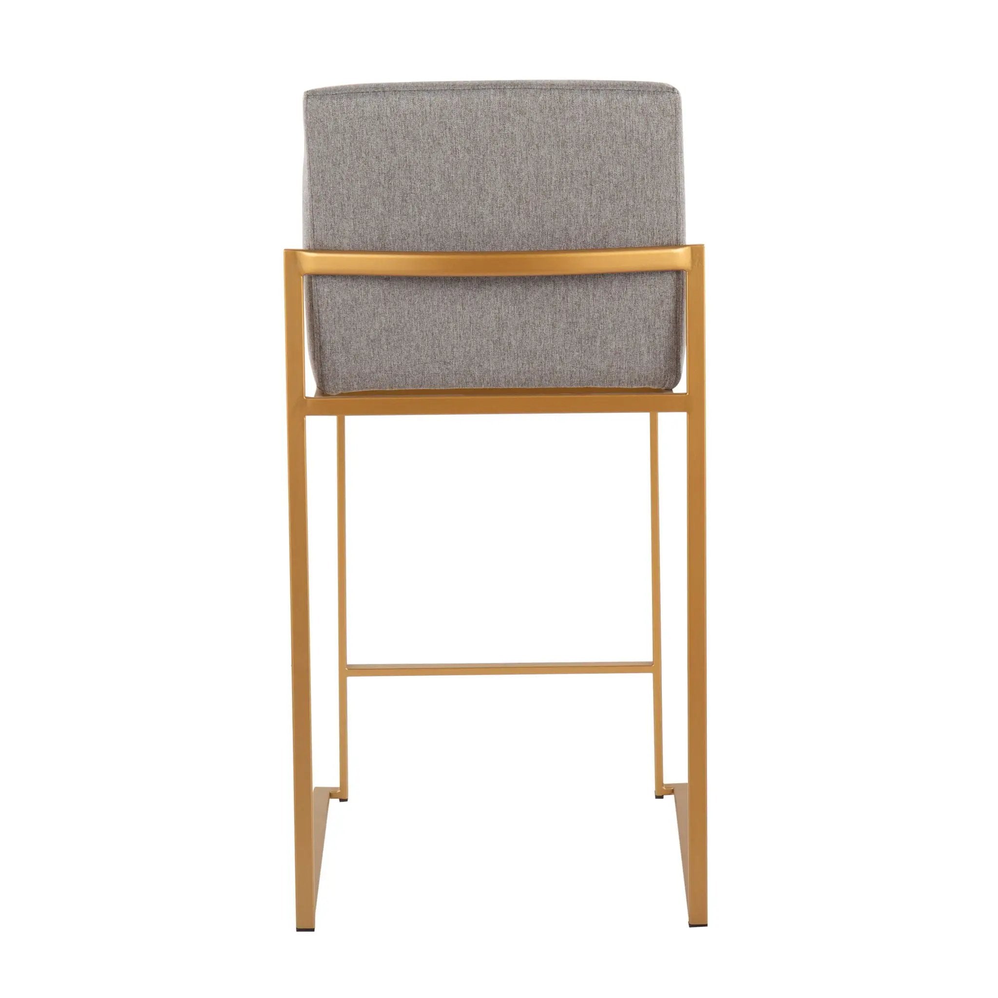 Fuji - Contemporary High Back Stylish Counter Stool by HouseOfZazla