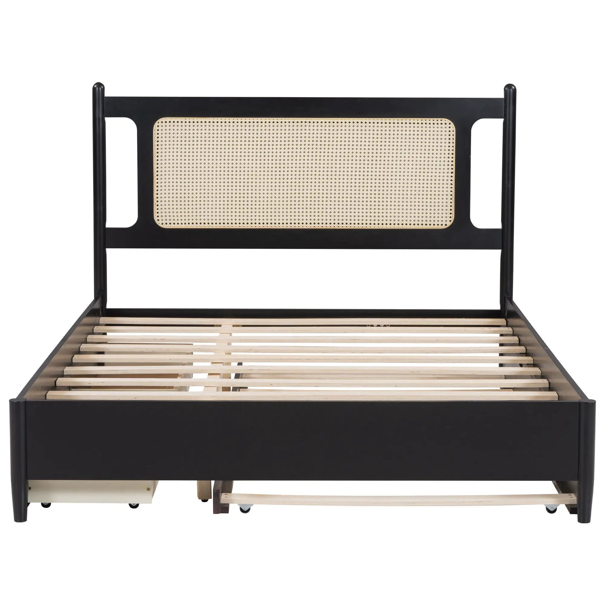 Platform Bed With 2 Big Drawers & Trundle by HouseOfZazla