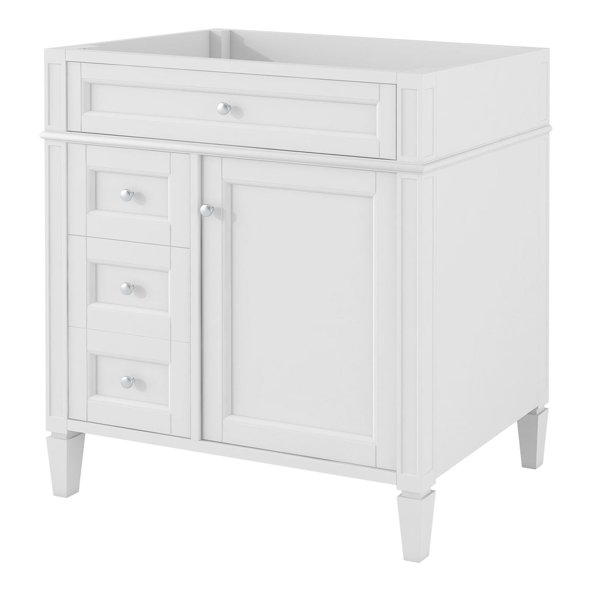 Bathroom Vanity with 2 Drawers and Tip-Out Storage - Multiple Colors, photo 10 of 40