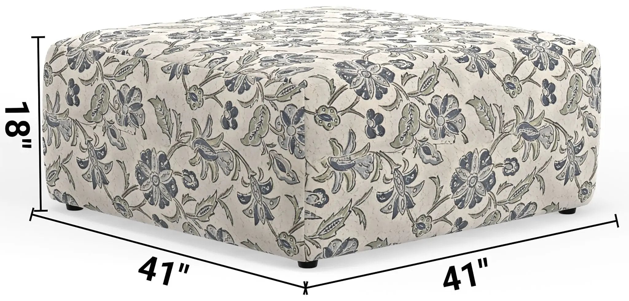 Stockbridge - Cocktail Ottoman - Denim by Unique Piece Furniture